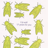 Cicadas - Illustrated Funny Love Card