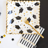 Graduation Cap Scatter Paper Plates