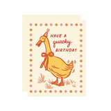 Birthday Card - Quacky Duck