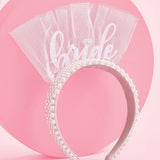 Bridal Pearl Headband Accessory, Bridal Shower Gift, Bach