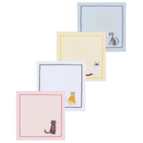 Set of 4 Feline Fine Cat Cocktail Napkins