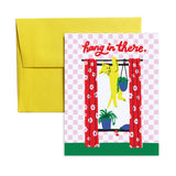 Hang In There Cat A2 Single Greeting Card