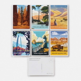 National Parks Postcards Set