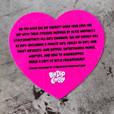 Heart Shaped Sticker - 'Spinach Artichoke Dip'