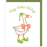 Elfin Goose Holiday Card