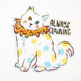 Clown Cat - Sticker