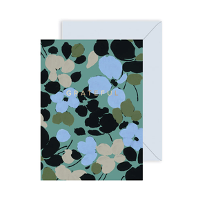 Blue & Green Floral Notecard Set