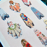 5" x 7" Cozy Ghosts Art Print