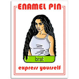 Charli XCX 'Brat' - Enamel Pin