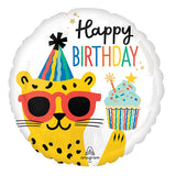 17" Happy Birthday Cool Cheetah