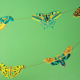 Moths Sewn Garland