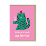 Merry Xmas & Wild New Year Holiday Card
