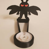 KeaLite Red Eyed Mothman Shadow Caster and Stand