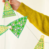 Midcentury Trees Sewn Garland