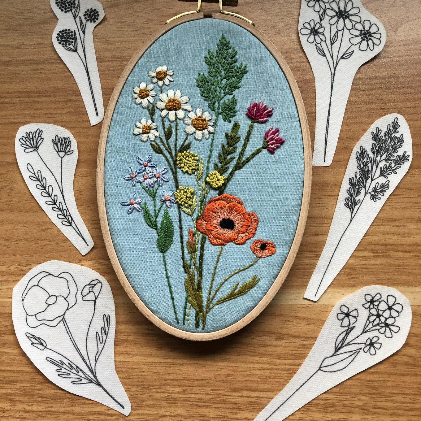 MCreativeJ Peel/Stick Embroidery Patterns