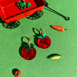 Tiny Tomato Earrings