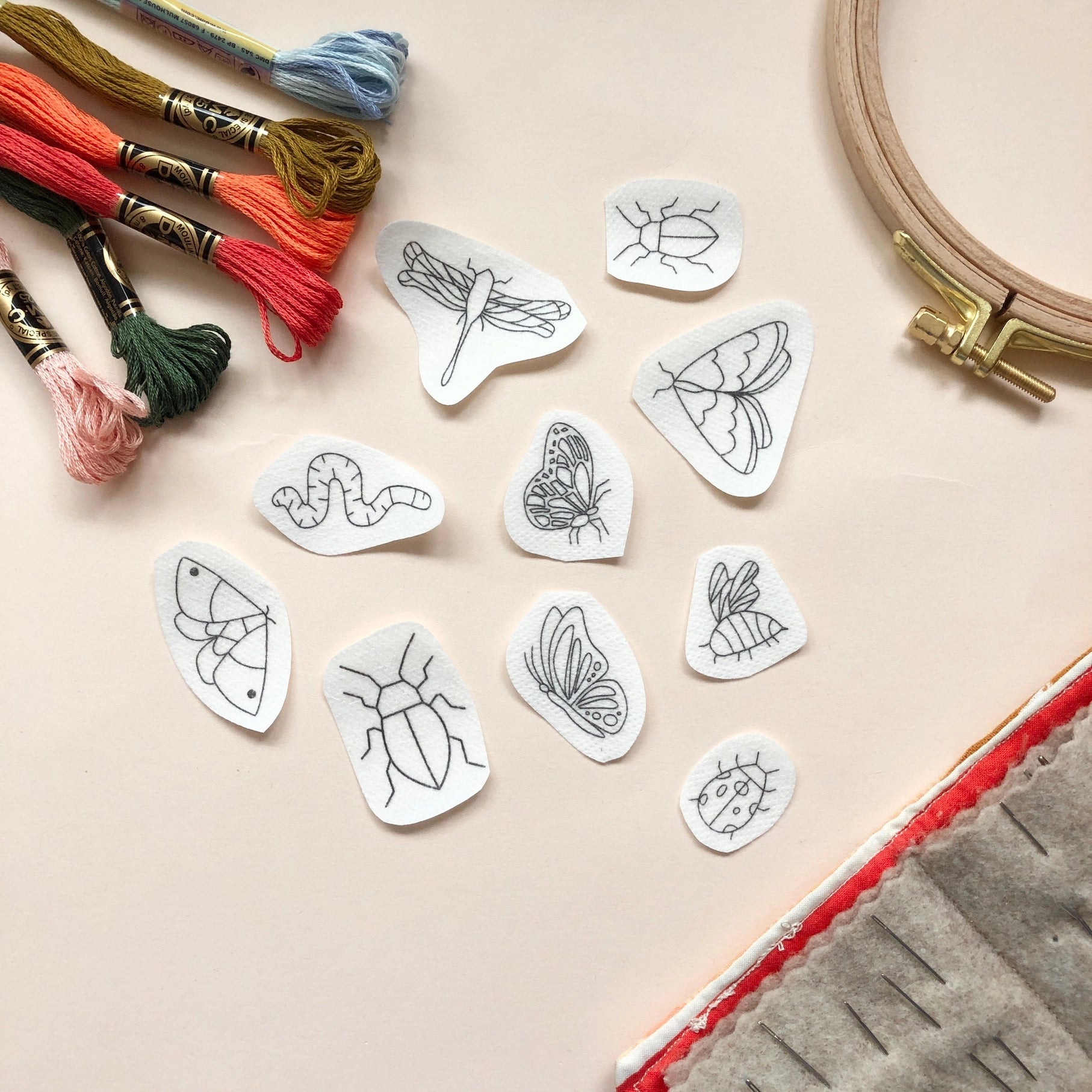 MCreativeJ Peel/Stick Embroidery Patterns