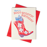 Boot-Scootin' Birthday Card