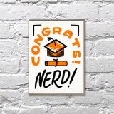Congrats Nerd Graduation Card