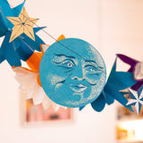 Man on the Moon Sewn Garland