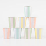 Meri Meri Pastel Stripe Cups