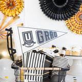 Congrats Grad Black Paper Party Cup