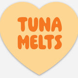 Heart Shaped Sticker - 'Tuna Melts'