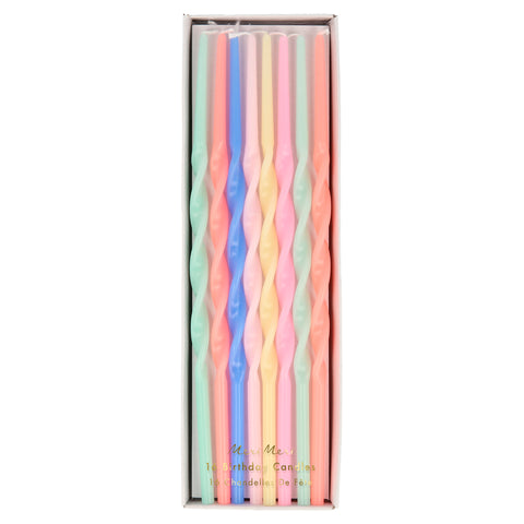 Meri Meri Mixed Twisted Long Candles