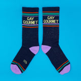 Gumball Poodle Gym Socks 'Gay Gourmet'