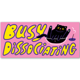 Dissociating Cat Sticker