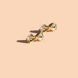 Bow Tie Pasta Studs - 18K Gold Plated