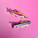 Not Picasso Rainbow Trout Hair Clip Set