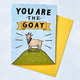 GOAT Congratulations Card