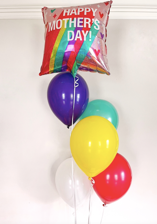 Rainbow Mom Mother's Day Balloon Bundle