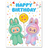 Big Energy Labubu - Birthday Card