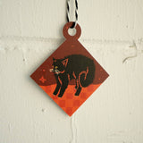 Scaredy Cat Season Ornament Card