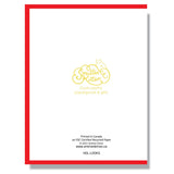 Dude! He Doesn't Even Look Like Me! Holiday Card