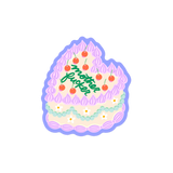 Mother Fucker Vintage Cake Sticker