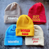Hot Dogs Knit Beanie