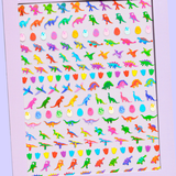 Nail Art Stickers - Dinos