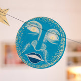 Man on the Moon Sewn Garland