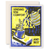 Sending You Comfort and Rest Sympathy Card