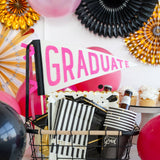 Congrats Grad Black Paper Party Cup