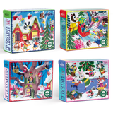 EeBoo Woodland Holiday 36 Piece Mini Puzzles - Assorted