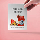 Liyana Studio Birthday Card - Old Milk