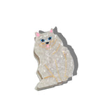 Hand-painted Persian Cat Claw Hair Clip