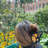 Hand-painted Monarch Butterfly Claw Hair Clip
