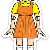 Squid Games Doll - Sticker