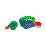 Jenny Lemons Mini Rainbow Chard Hair Claw Clip