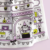 Cauldron Cat Tea Towel